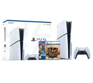 Konsole Playstation - Sony PlayStation 5 Slim D Chassis PS5 1TB z napędem + Uncharted Kolekcja Nathana Drake'a+Kolekcja Dziedzictwo Złodziei - miniaturka - grafika 1