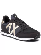 Sneakersy damskie - Armani Exchange Sneakersy XDX031 XV137 N692 Czarny - miniaturka - grafika 1