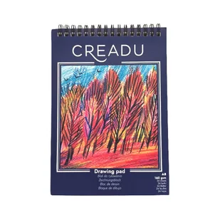 Creadu, Szkicownik, Blok do rysowania, spirala, A5 - Podobrazia, bloki, papiery - miniaturka - grafika 1