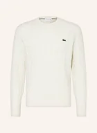 Swetry męskie - Lacoste Sweter weiss - LACOSTE - miniaturka - grafika 1
