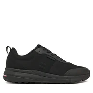Sneakersy męskie - Sneakersy Tommy Hilfiger Lightweight Modern Knit Runner FM0FM05326 Czarny - miniaturka - grafika 1