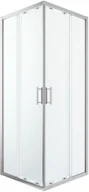 Kabiny prysznicowe - GoodHome Kabina prysznicowa kwadratowa Beloya 80 x 80 x 195 cm chrom/transparentna - miniaturka - grafika 1
