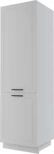 Bergamo Słupek Pod Zabudowę Lodówki D14/Dl/60/207 Biały Mat - Meble kuchenne - miniaturka - grafika 1