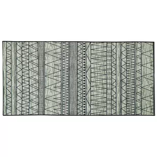 Beliani Dywan czarno-szary 80 x 150 cm KEBAN - Dywany - miniaturka - grafika 1