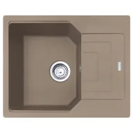 Zlewozmywaki - Franke Urban UBG 611-62 GSC  Zlewozmywak granitowy jednokomorowy 62x50 cm cappuccino 114.0687.264 - miniaturka - grafika 1