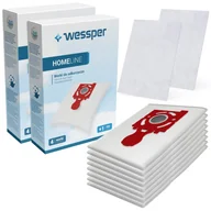 Worki do odkurzaczy - Zestaw Worki Do Odkurzacza Wessper Homeline Zelmer Jupiter Magnat Solaris Safbag, 8 Szt. + Filtr, 2 Szt. - miniaturka - grafika 1