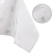 Obrusy i serwetki - Obrus CHRISTMAS STORY kolor biały drukowany motyw świąteczny 130x180 prostokąt ameliahome - TCLOTH/AH/CHRISTMASSTORY/HMD/SILVER/ - miniaturka - grafika 1