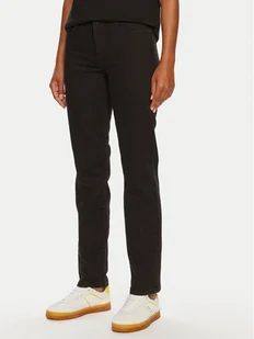 Wrangler Jeansy 112356392 Czarny Straight Fit - Spodnie damskie - miniaturka - grafika 1