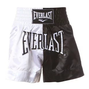 Everlast Dorosłych Box Artykuły Em7 Tajskiego Kickboxingu Shorts, Biały, L (EM7_Weiß_L) - Kimona, stroje i obuwie - miniaturka - grafika 1
