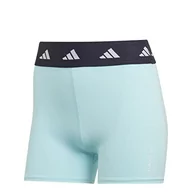 Legginsy - adidas Damskie legginsy Tf Short Tight, niebieskie (Azugoz/Tinley), XL, niebieski (Azugoz/Tinley), XL - miniaturka - grafika 1