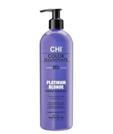 Szampony do włosów - Farouk Chi Ionic Color Illuminate Shampoo Platinium Blonde Ph 5.5 Szampon Neutralizujący Żółte Refleksy 355ml - miniaturka - grafika 1