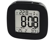 Elektronika OUTLET - OUTLET - Zegar HAMA DCF z budzikiem RC45 Czarny - miniaturka - grafika 1