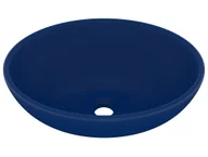 Umywalki - Nowoczesna niebieska umywalka nablatowa K1-T67 - miniaturka - grafika 1