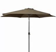 Parasole ogrodowe - DUŻY SKŁADANY REGULOWANY PARASOL POCHYLNY OGRODOWY 270CM BOSTON BEŻOWY - miniaturka - grafika 1