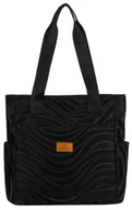 Torebki damskie - Torebka Damska Rovicky Torba Shopper Duża Shopperka Na Ramię Na Zakupy Pojemna Czarna - miniaturka - grafika 1
