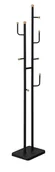 Wieszaki i stojaki - Wieszak stojący VIVIAN kolor metalowy CZARNY+BUK - miniaturka - grafika 1