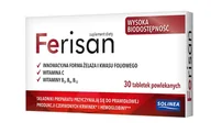 Witaminy i minerały - Sollinea Ferisan 30 tabletek powlekanych 3662941 - miniaturka - grafika 1