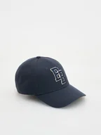 Czapki męskie - Reserved - Czapka baseball z domieszką wełny - granatowy - miniaturka - grafika 1