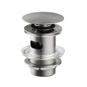 Korki do umywalek - Cersanit Korek klik klak do umywalki nikiel S951-281 - miniaturka - grafika 1