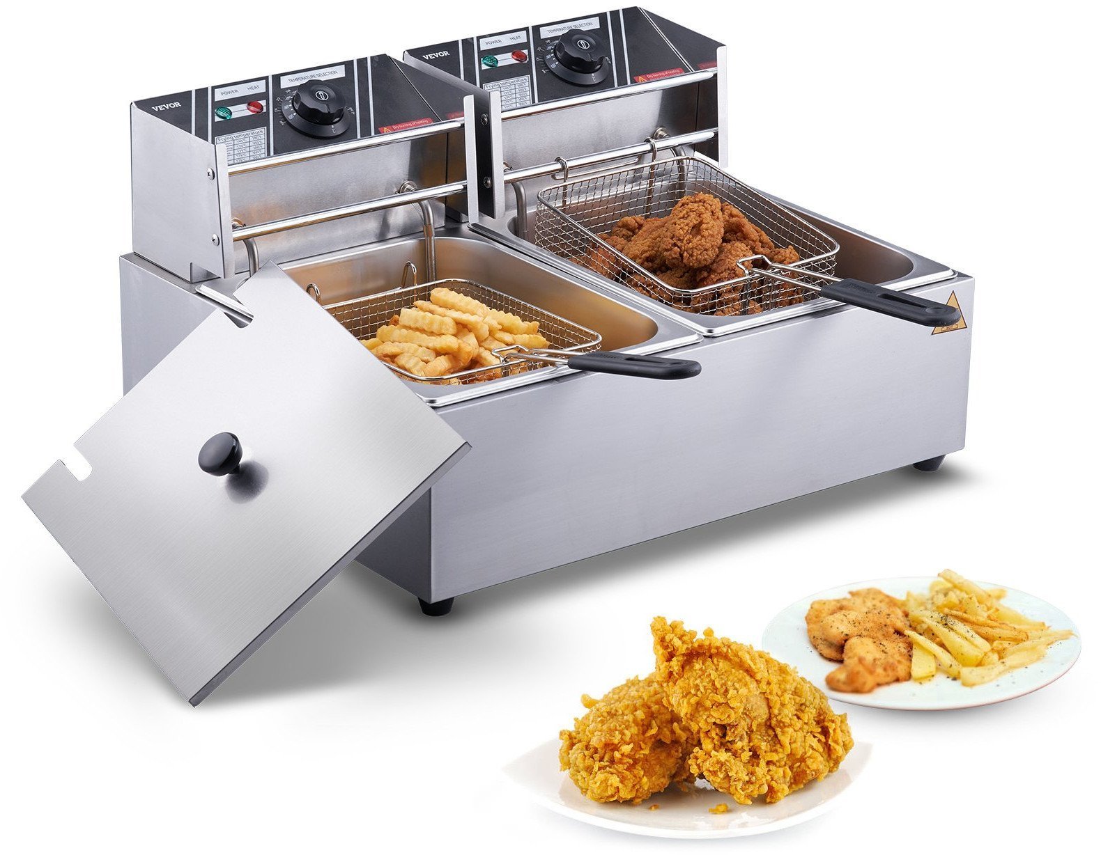 VEVOR Elektryczna frytkownica gastronomiczna 17 L