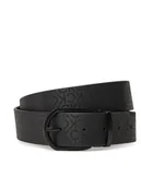 Paski - Calvin Klein Pasek Męski Adj Casual Round Mono 35Mm K50K513038 Czarny - miniaturka - grafika 1