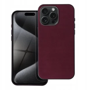Futerał WOVEN MAG COVER kompatybilny z MagSafe do IPHONE 14 Plus burgundowy - Etui i futerały do telefonów - miniaturka - grafika 1