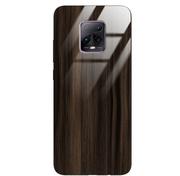 Etui i futerały do telefonów - Etui drewniane Xiaomi Redmi 10x 5g Premium Wood Dark Brown Forestzone Glass - miniaturka - grafika 1