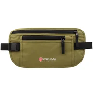 Nerki - Dyskretna saszetka turystyczna na biodro z ochroną RFID (zielony) - miniaturka - grafika 1