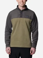 Bluzy męskie - Bluza męska nierozpinana streetwear Columbia Steens Mountain Half Snap II 2097721397 XXL Zielona (195981427271) - miniaturka - grafika 1