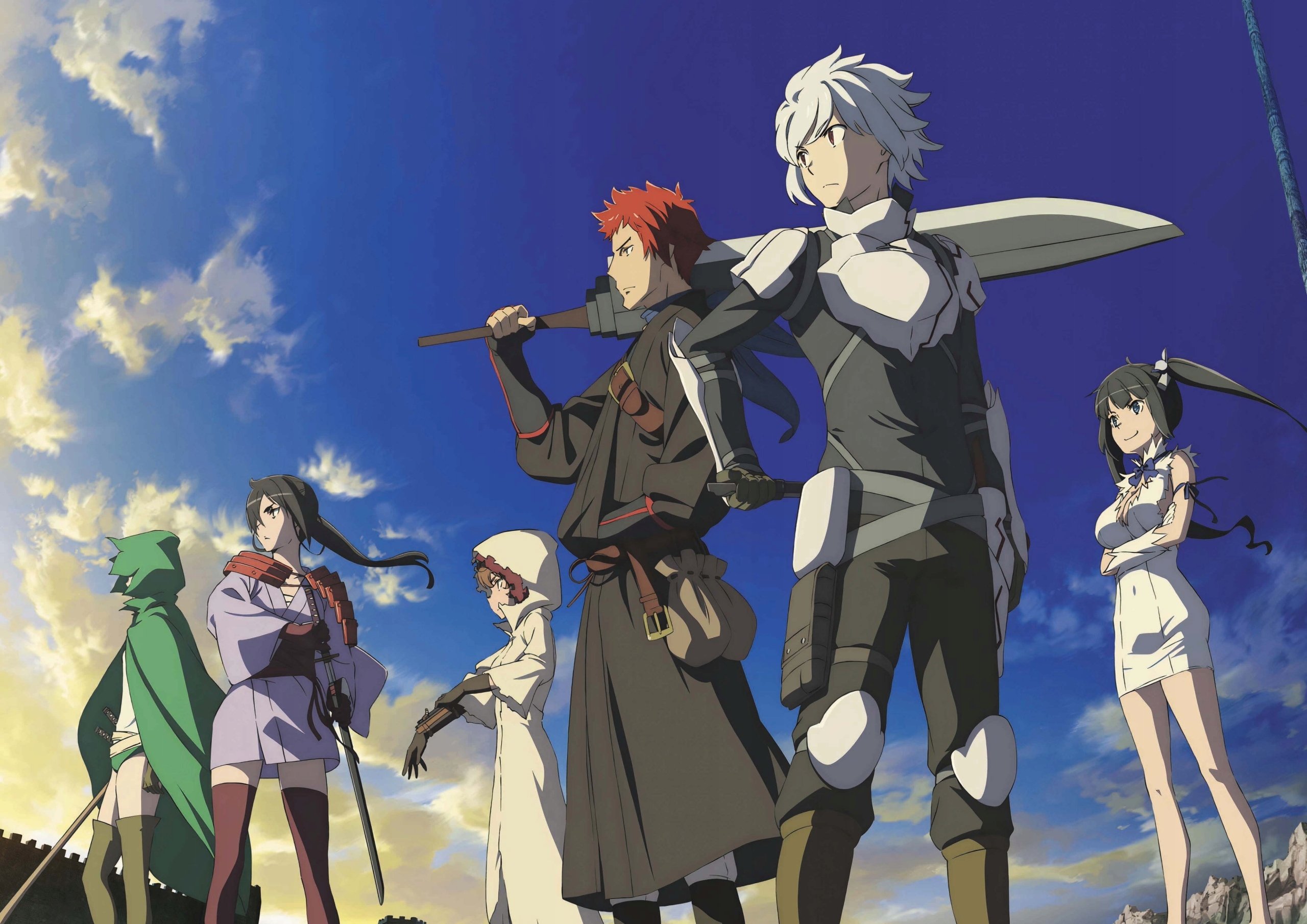 Plakat A1 anime manga Dungeon ni Deai Danmachi