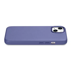 iCarer Case Leather pokrowiec etui z naturalnej skóry do iPhone 14 Plus jasnofioletowy (kompatybilne z MagSafe) - Etui i futerały do telefonów - miniaturka - grafika 10