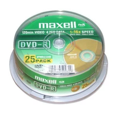 Maxell płyta DVD-R 4,7 16x 25 275520.40