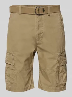Szorty cargo o kroju regular fit z paskiem model ‘Heavy’ - Spodenki męskie - miniaturka - grafika 1