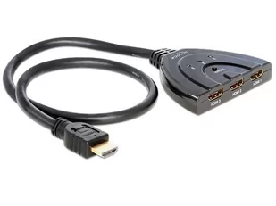 Delock Switch Video 3X Hdmi Bidirectional 60CM - Adaptery i przejściówki - miniaturka - grafika 2