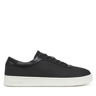 Sneakersy Calvin Klein Low Top Lace Up Oxford Rubb Lth HM0HM01708 Czarny - Sneakersy męskie - miniaturka - grafika 1