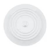 Korki do umywalek - (1 szt., biały) Silikonowy korek do wanny, korek do zlewu kuchennego, średnica 15,2 cm do kuchni. - miniaturka - grafika 1