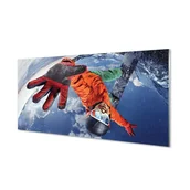 Tablice i flipcharty - Panel szklany klej Deska człowiek 120x60 cm - miniaturka - grafika 1