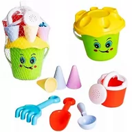 Zabawki do piasku - Wiaderko Do Piasku Lody Foremki Zestaw Piaskownicy Konewka Grabki Łopata Lt - miniaturka - grafika 1