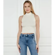 Bluzki damskie - GUESS Top PRISCILLA | Slim Fit - miniaturka - grafika 1