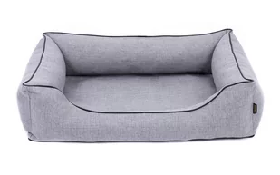Ortopedyczne legowisko dla psa Owczarka nizinnego 80x60 cm Sofa Mallorca Orthopedic kolory jasnoszary/czarny - Legowiska dla psów - miniaturka - grafika 1
