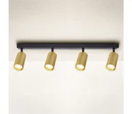 Lampy sufitowe - Brilagi - Oświetlenie punktowe SELE GOLDEN 4xGU10/30W/230V czarny/złoty - miniaturka - grafika 1