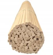 Akcesoria i części AGD - Patyki do Waty Cukrowej 30cm fi 4mm Kwadratowe Buk 100szt Solidne - miniaturka - grafika 1
