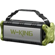 Głośniki przenośne - Głośnik mobilny W-KING D8 Czarno-zielony - miniaturka - grafika 1