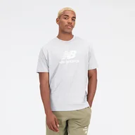 Koszulki męskie - Koszulka męska New Balance MT31541AG  szara - miniaturka - grafika 1