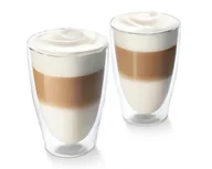 Szklanki - Tchibo, szklanki termiczne do kawy Latte Macchiato (2szt.) - miniaturka - grafika 1