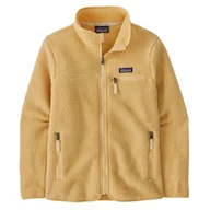 Bluzy sportowe damskie - Bluza damska Patagonia W's Retro Pile Jkt Rozmiar: M / Kolor: żółty - miniaturka - grafika 1