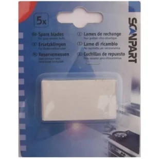 Scanpart Ostrza zamienne do skrobaka 5 szt 1100000018 (Ostrza zamienne do skrobaka 5 szt.) - Ściereczki, gąbki, czyściki - miniaturka - grafika 1