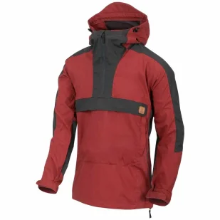 Kurtka Helikon-Tex Anorak Woodsman - Czerwona/Szara - Odzież taktyczna i umundurowanie - miniaturka - grafika 1