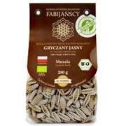 Fabijańscy MAKARON (Z BIAŁEJ GRYKI) MUSZLA GNOCCHI SARDI BEZGLUTENOWY BIO 250 g -