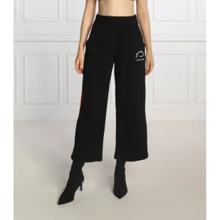 Karl Lagerfeld Spodnie dresowe | Cropped Fit - Dresy damskie - miniaturka - grafika 1